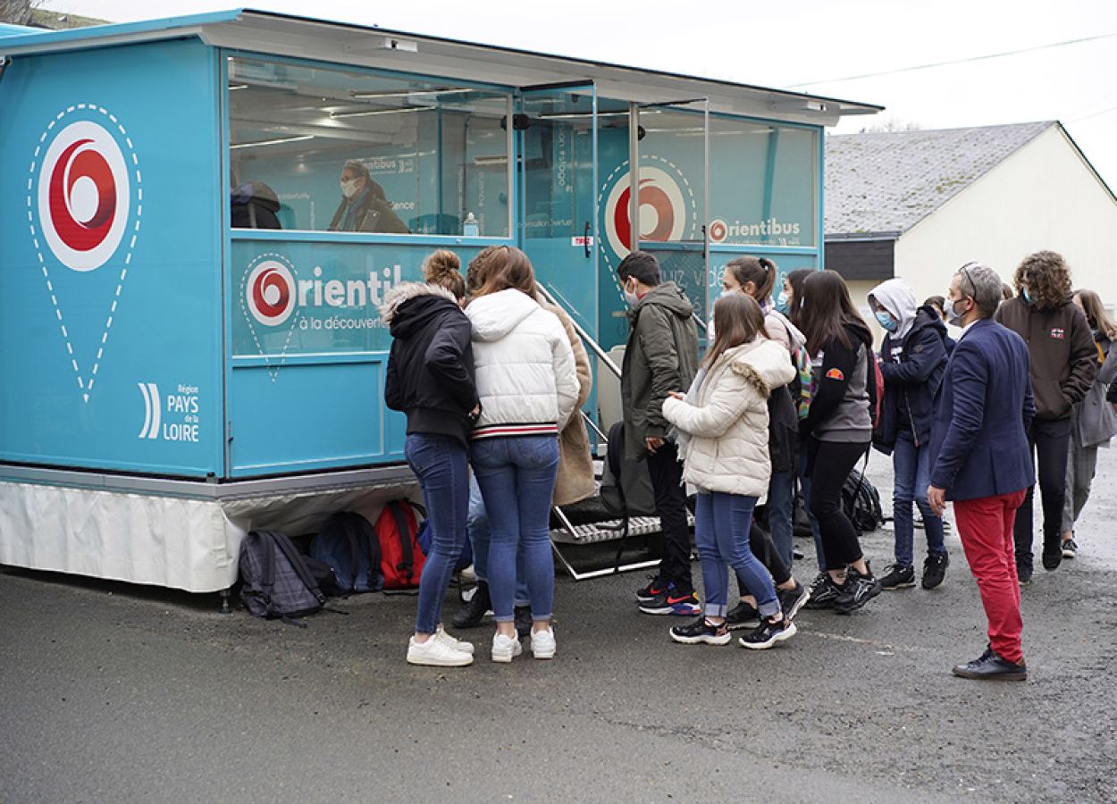 Jeunes devant l'orientibus